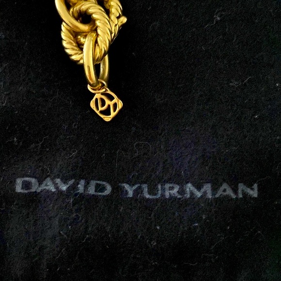 Large oval link 18k gold chain necklace - Picture 2 of 3